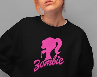 Sweat barbie halloween | Sweat capuche halloween femme | Sweat fantome femme | Sweat adulte | Sweat halloween