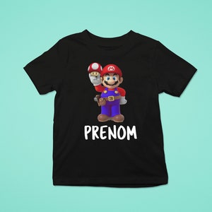 T-shirt personnalisé Enfant Super Mario T-shirt Enfant Mario Kart T-shirt Nintendo T-shirt Mixte Mario & Luigi Shop en Famille image 2