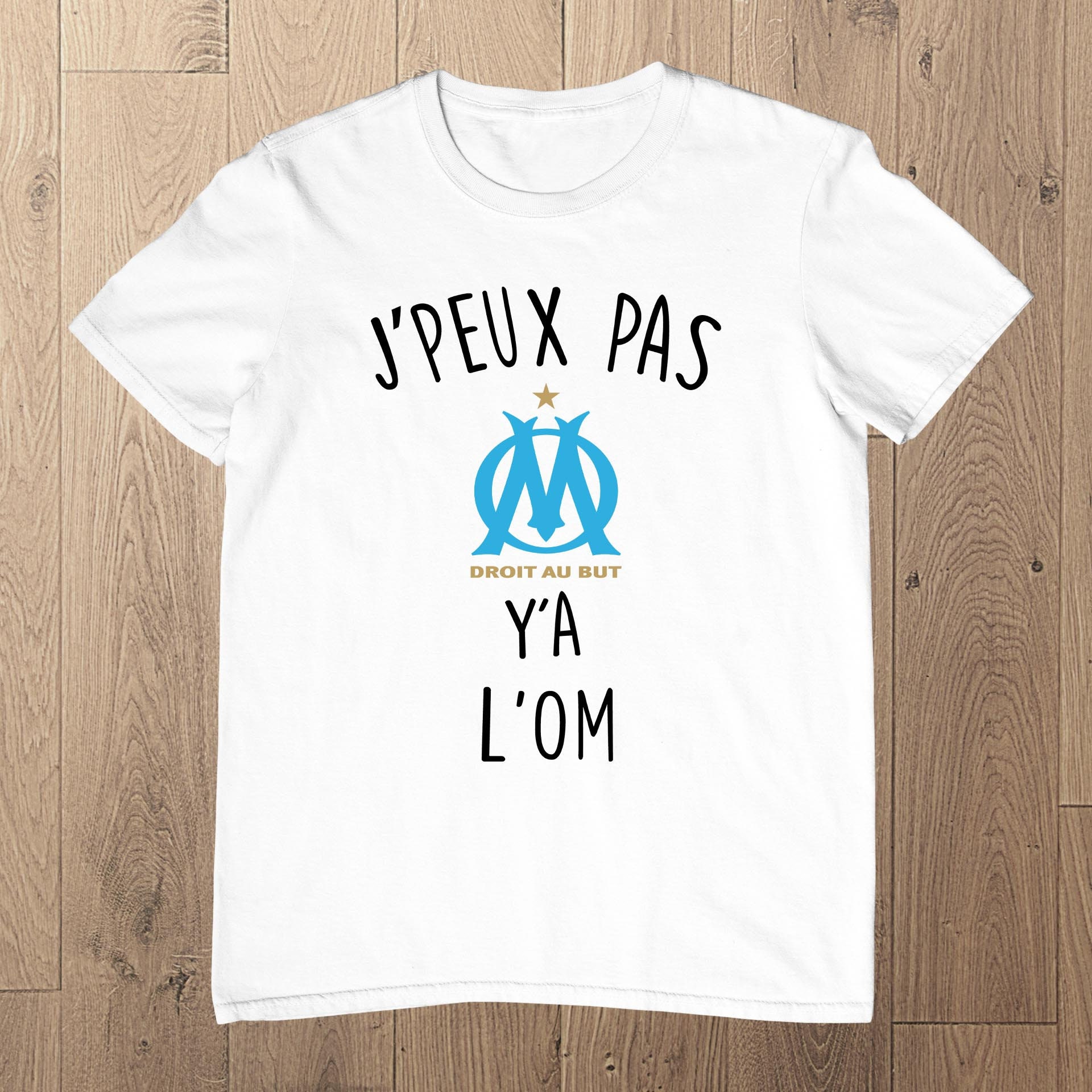 T-shirt j'peux pas y'a Paris - cadeau homme football Taille S