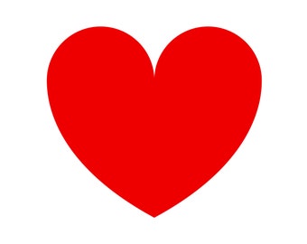 Red Heart Instant Download SVG, PNG, EPS, Pdf, Jpg Digital Download Valentine's Day Love