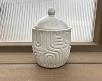 Geometric design jar