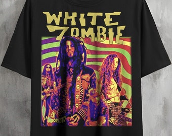 Vintage Style White Zombie Band Shirt, La sexorcisto Album shirt, , 90's Band, unisex shirt WZ99