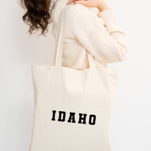 Idaho Tote Bag, Idaho State, Idaho Gift, Idaho Souvenir, Idaho Wedding, Idaho Pride, State Tote Bag, Idaho Bag, Idaho Tote, Idaho Beach Bag