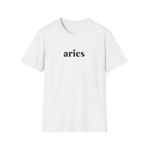 T-shirt Ram | T-shirt sterrenbeeld sterrenbeeld | Minimalistisch T-shirt Ram | Verjaardagscadeau ram afbeelding 16