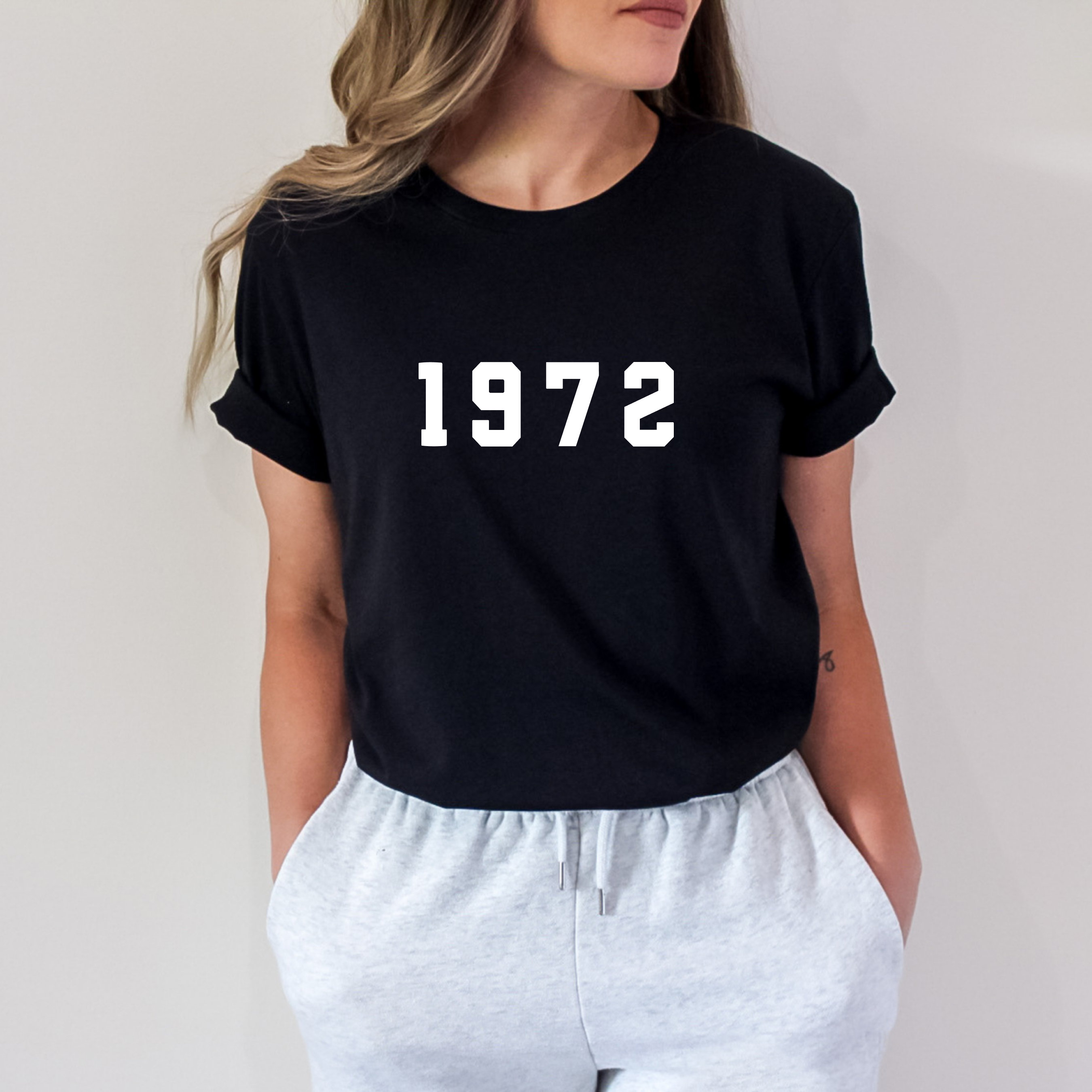 1972 T Shirt | 54th Birthday Gift | Retro 1972 Top | Born in 1972