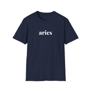 T-shirt Ram | T-shirt sterrenbeeld sterrenbeeld | Minimalistisch T-shirt Ram | Verjaardagscadeau ram afbeelding 6