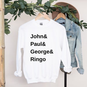 Beatles Sweatshirt, The Beatles Jumper, The Beatles Shirt, John Lennon, Paul McCartney, George Harrison, Ringo Starr, Beatles Sweater