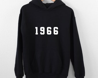 1966 Hoodie | 60.Geburtstag Geschenk | Vintage 1966 Top | Geboren 1966 Hoodie | Retro 60er Jahre Sweatshirt