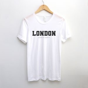 Camiseta de Londres, estampa de Londres, camisas de Londres, camisa da Inglaterra, presente da Inglaterra, férias em Londres, camisa do Reino Unido, Londres Inglaterra, camiseta de Londres