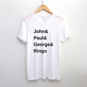 The Beatles T Shirt, Beatles Tee, The Beatles Shirt, Paul Mccartney, John Lennon, George Harrison, Ringo Starr, Beatles tshirt, Beatles gift