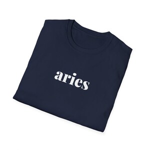 T-shirt Ram | T-shirt sterrenbeeld sterrenbeeld | Minimalistisch T-shirt Ram | Verjaardagscadeau ram afbeelding 15