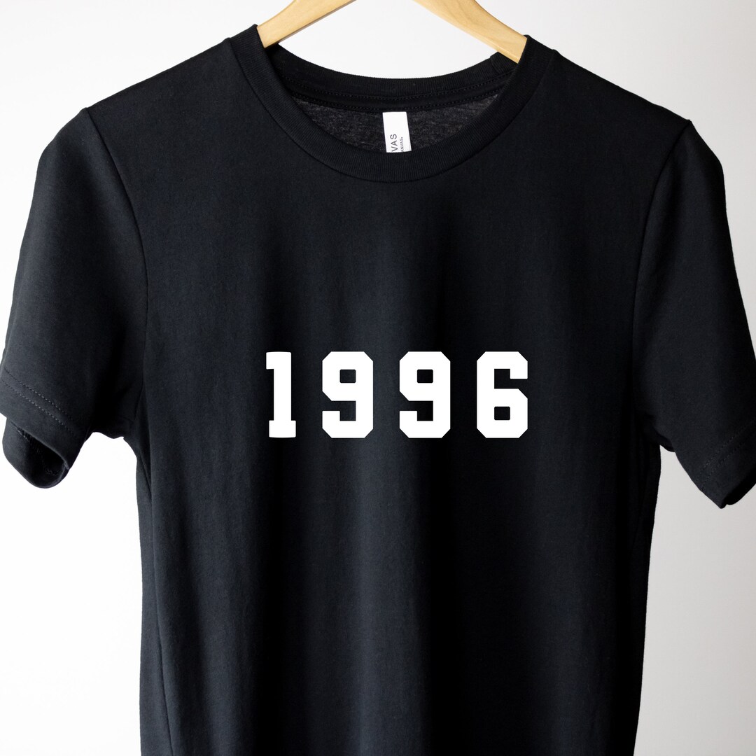 1996 T Shirt | 30th Birthday Gift | Retro 1996 Top | Born in 1996 Tee ...