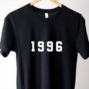 1996 T Shirt, 28th Birthday T Shirt, Born in 1996, 28th bday T Shirt, 1996 Birthday Shirt, 1996 Shirt, 1996 Birthday Gift, Est 1996, 1996