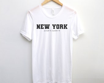 New York T Shirt, NYC Shirt, East Coast Shirt, New York City
