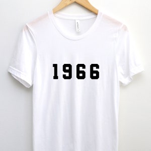 1966 T Shirt, 58. Geburtstag T Shirt, geboren 1966, 58. Geburtstag T Shirt, 1966 Geburtstag Shirt, 1966 Shirt, 1966 Geburtstagsgeschenk, Est 1966, 1966