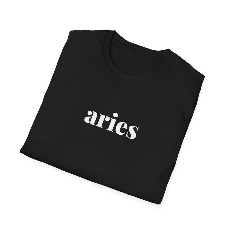 T-shirt Ram | T-shirt sterrenbeeld sterrenbeeld | Minimalistisch T-shirt Ram | Verjaardagscadeau ram afbeelding 8