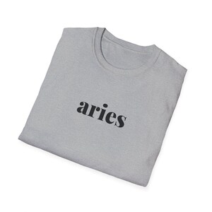 T-shirt Ram | T-shirt sterrenbeeld sterrenbeeld | Minimalistisch T-shirt Ram | Verjaardagscadeau ram afbeelding 11