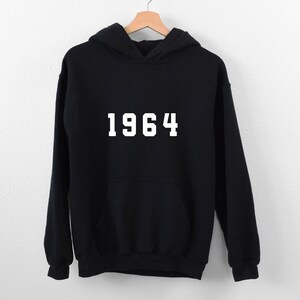 1964 Hoodie, 61 Geburtstag Hoodie, 60er Geburtstag, Vintage 1964 Top, Born in 1964 Hoodie, 1964 Shirt, 1964 Geburtstag Geschenk, 1964, 61 Geburtstag