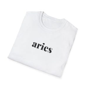 T-shirt Ram | T-shirt sterrenbeeld sterrenbeeld | Minimalistisch T-shirt Ram | Verjaardagscadeau ram afbeelding 13
