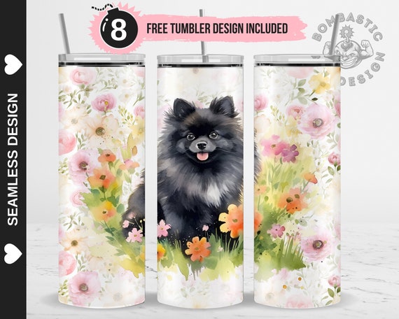 Pomeranian Tumbler - Black Pomeranian Tumbler - Black