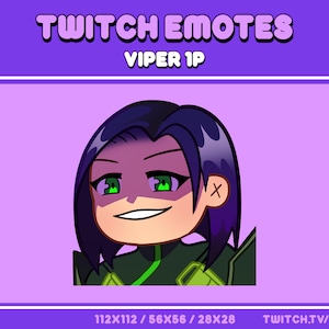 Viper Emote for Twitch, Discord, YouTube