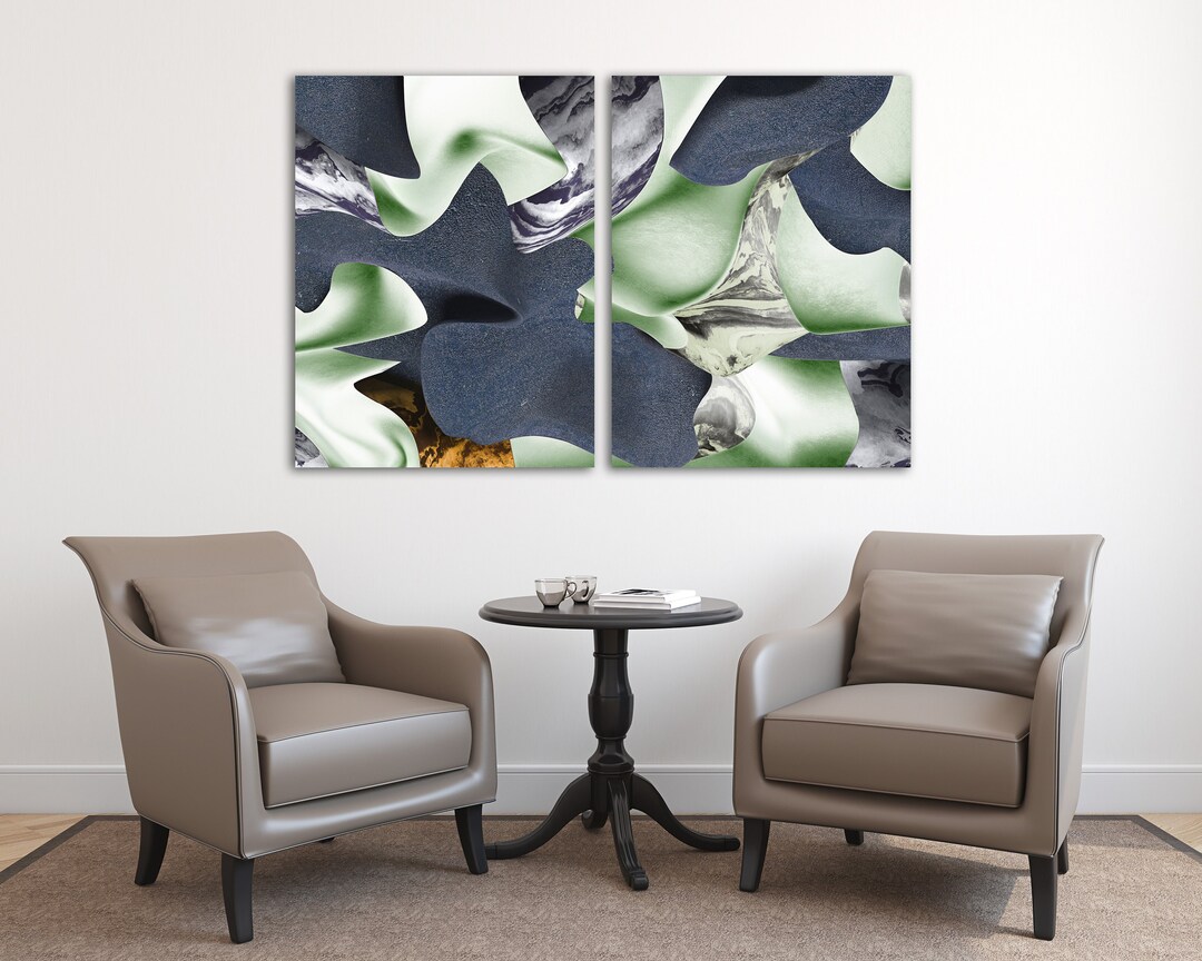3d Abstract Wall Art, Modern Printable Canvas Wall Art, Extra Large ...