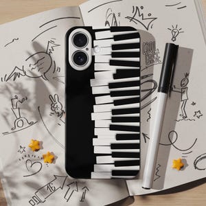 Piano Phone Case, Music Phone Case, Musician iphone 16e 15 14 13 Case, iPhone Plus Pro Max Samsung s25, Pixel 7 8 9, MagSafe Tough