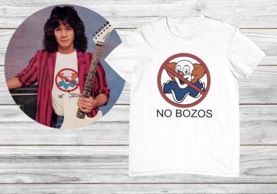 fællesskab Gnide laver mad No Bozos Eddie Van Halen Unisex T-shirt 80s Rock Star - Etsy