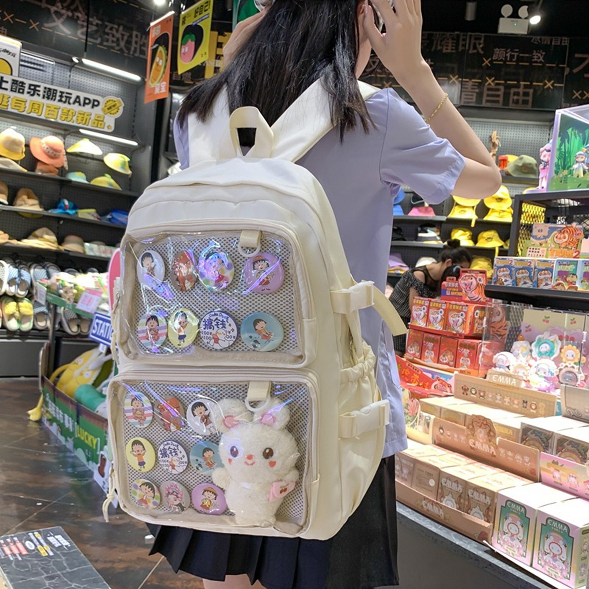 Kawaii Ita Backpack Pin Display Backpack Pin Backpack Ita Etsy
