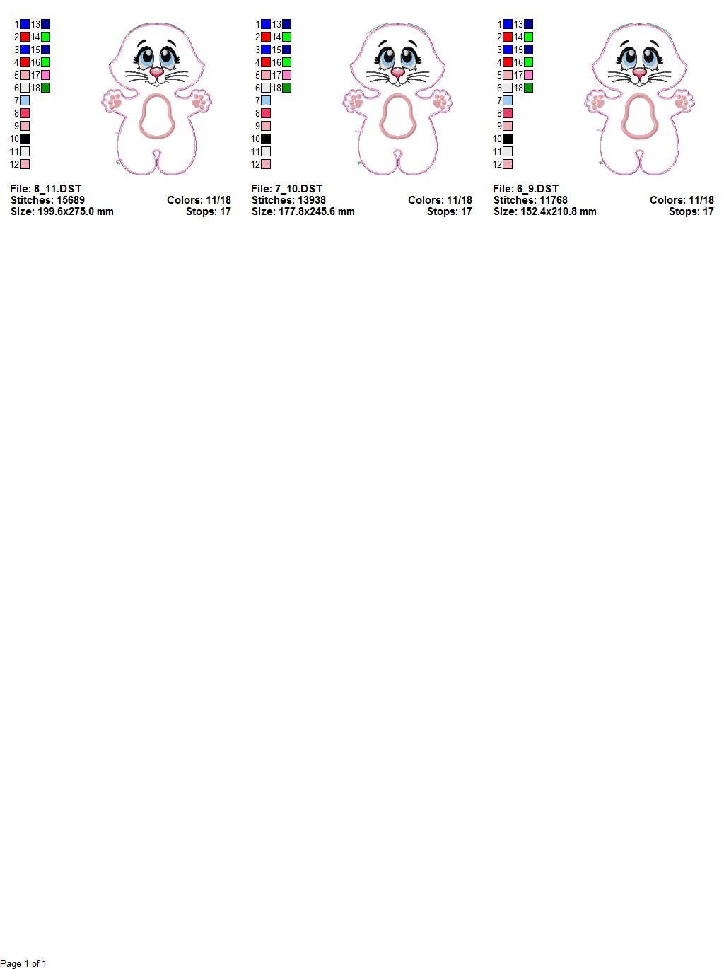 Fluffy Bunny Rabbit Cute Soft Plushie Toy in the Hoop Digital - Etsy