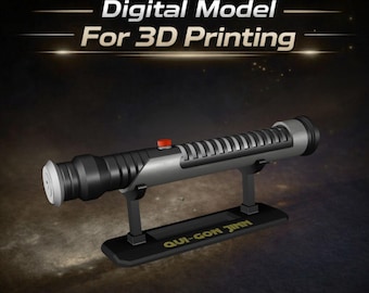 クワイ＝ガン・ジンのライトセーバー柄 3D 印刷可能ファイル - Etsy 日本
