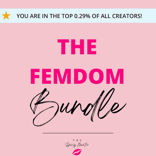 Femdom Toolkit: Femdom Bundle / JOI Scripts, Captions & Ideas for OnlyFans, Fansly, ManyVids, IWantClips, LoyalFans, Clips4Sale