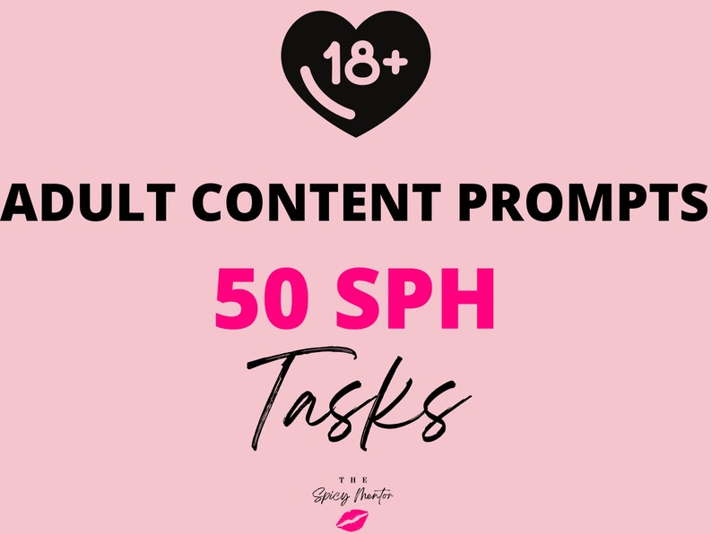 50 SPH Tasks | Domination| Adult Industry Humiliation FemDom | Onlyfans S*xting | Twitch Camgirl Snapchat Fansly S*xting 