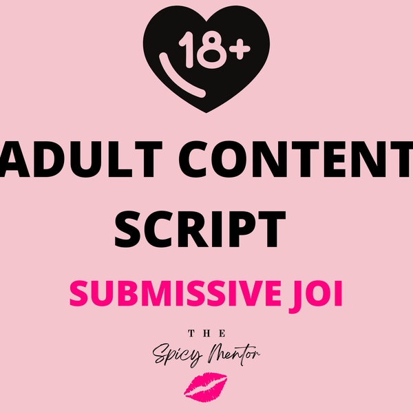 Mes scripts JOI soumis | Conçu par des experts pour les créateurs de contenu pour adultes | OnlyFans, Twitch, Snapchat, Fansly et plus