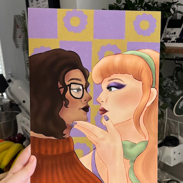 daphne and velma A4 print