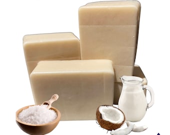 Sea Salt & Coconut Milk Natural Facial Soap ||Glycerin Soap Bar (SPECIALTY SOAP)