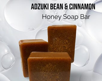 Adzuki Bean Handmade Soap| Natural Glycerin Cleansing Bar (5oz)