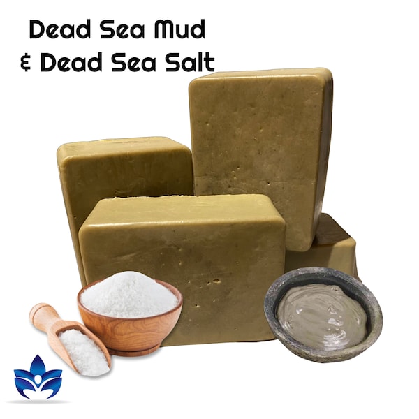 Dead Sea Mud & Dead Sea Salt Natural Facial Soap|| Glycerin Soap (SPECIALTY SOAP)