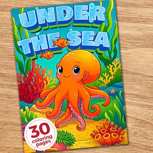 Fish Coloring Pages: Under the Sea Animals Art (PDF Download)