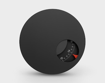 Reloj de escritorio minimalista moderno: acero inoxidable, diseño deportivo