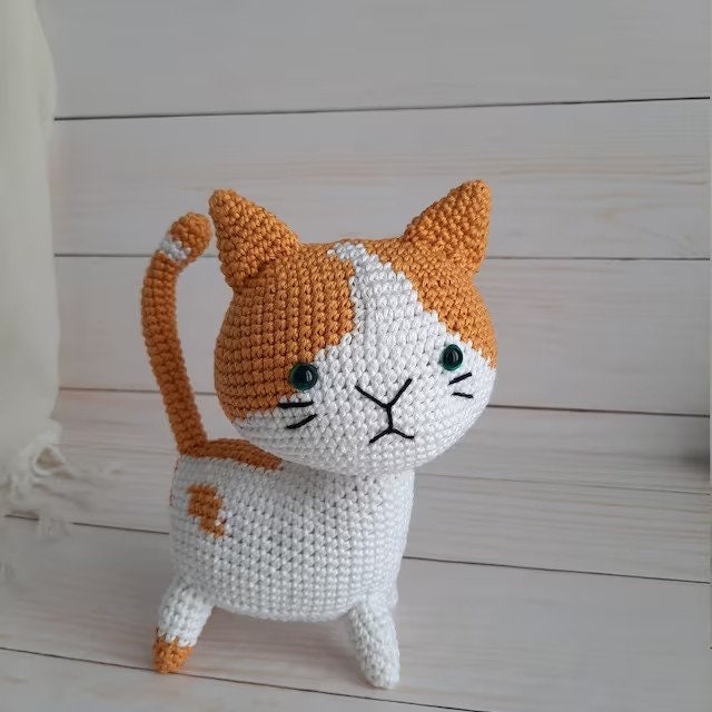 Digital Calico Cat Crochet Pattern Cute Crochet Pattern Etsy