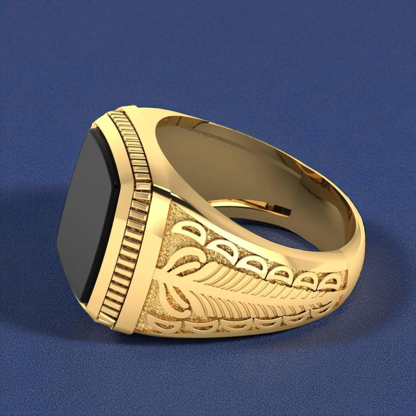 Mens vintage gold ring - Etsy 日本