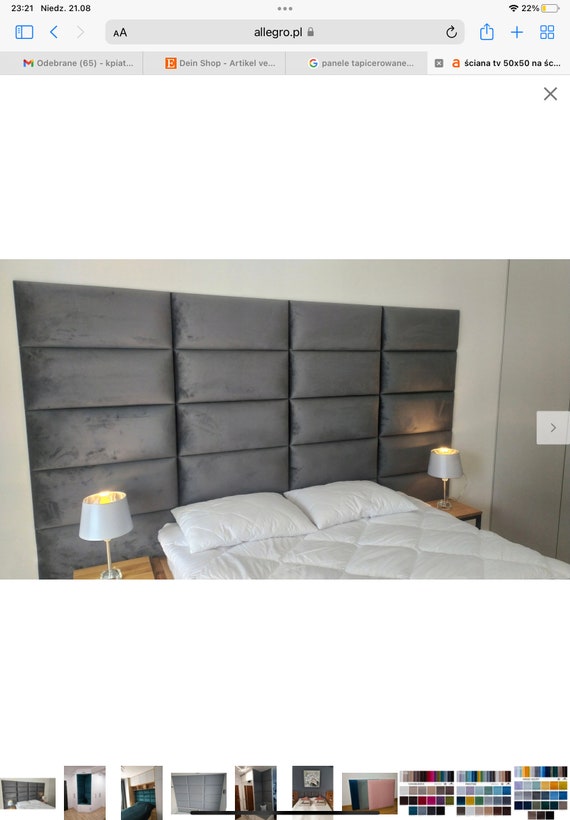 Soft Royal Velvet Wall Panel Wall Panels Wall Cushion Etsy UK