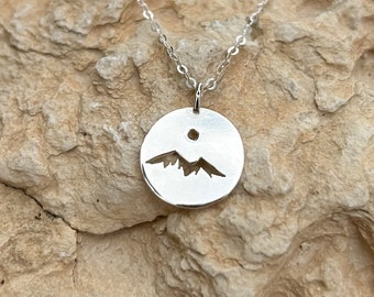 Mountain necklace, silver 925