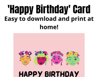 Printable Birthday Card