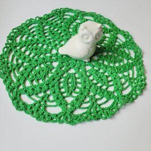 11 inch handmade doily, Flower Crocheted Doily, Home decoration, table decor