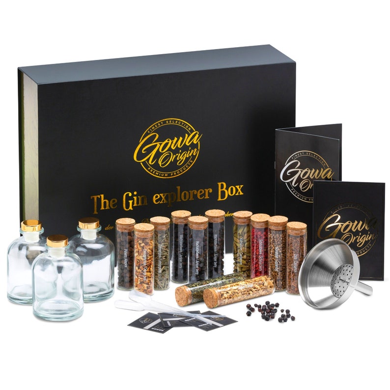 Komplettes Gin Kit zum Gin selber machen XXL Gin Set Made in Etsy.de
