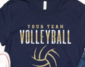 Volleyball Team SVG: College Shirt Design (Digital Download)