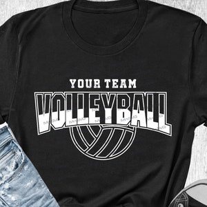 Volleyball Svg for Team, Volleyball Shirt Svg, Volleyball Svg For Cricut, Volleyball Mom, Volleyball Team Template, Svg Png Dxf Eps, Sports