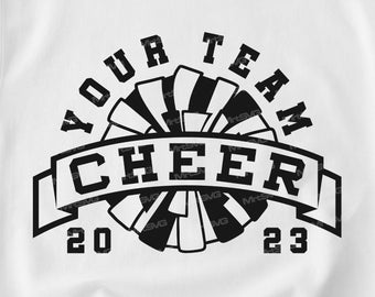 Cheer Team SVG: Cheerleading Shirt Design (Digital Download)